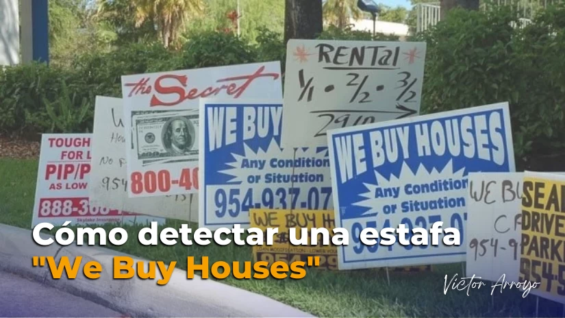 ▷ Cómo detectar una estafa "We Buy Houses" - 2 formas de detectarlas
